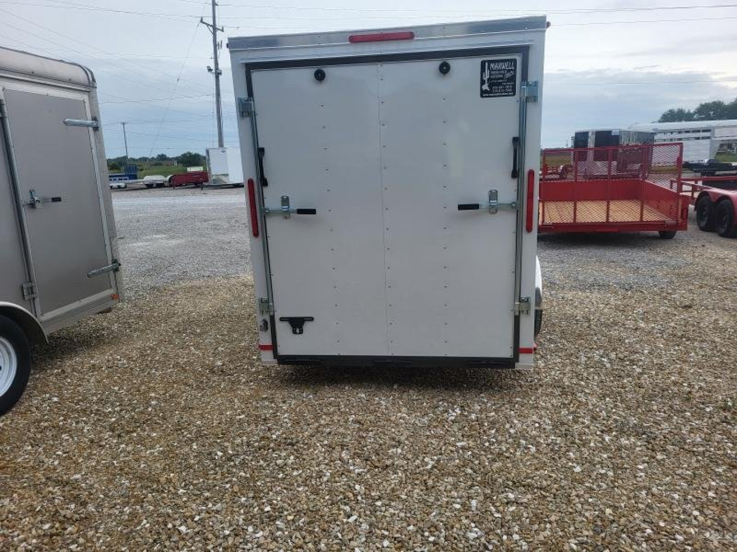 New 2024 Maxwell 6x12 SA Cargo / Enclosed Trailer