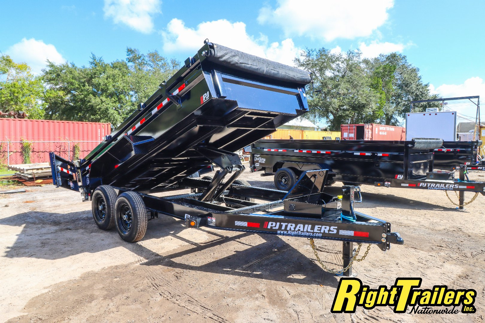New 2025 7X14 PJ Dump Trailer