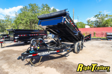 New 2025 7X14 PJ Dump Trailer