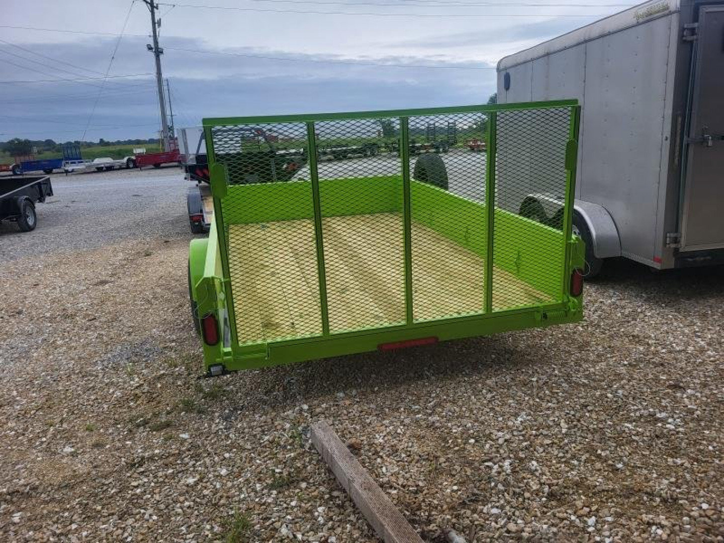 New 2024 Maxwell 83x12 Solid Side Utility Trailer