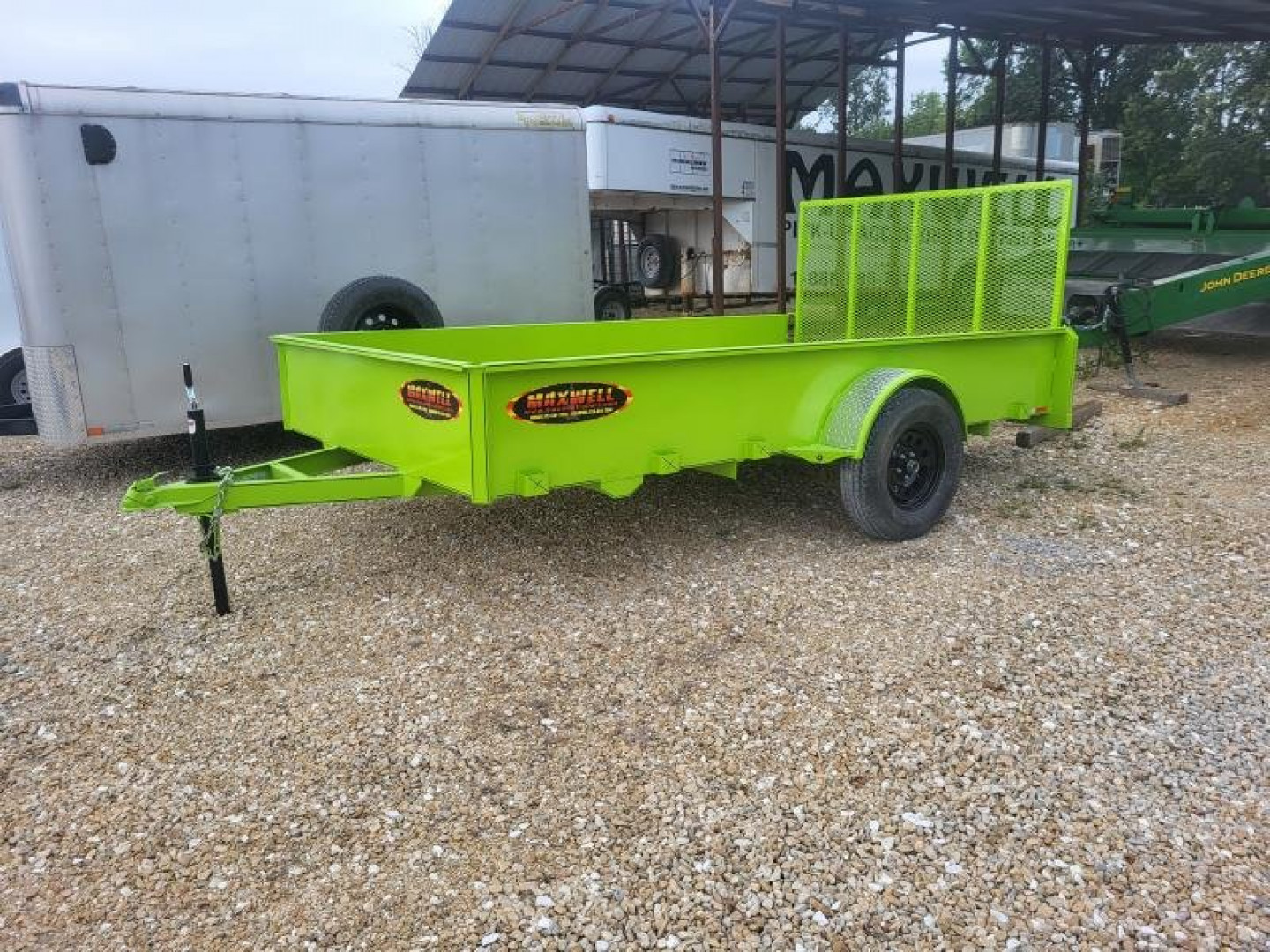New 2024 Maxwell 83x12 Solid Side Utility Trailer