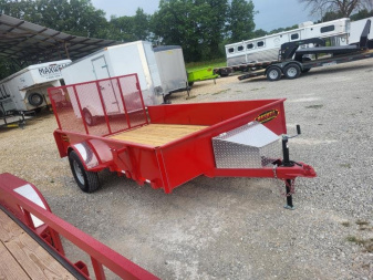 New 2024 Maxwell 83x12 Solid Side Utility Trailer