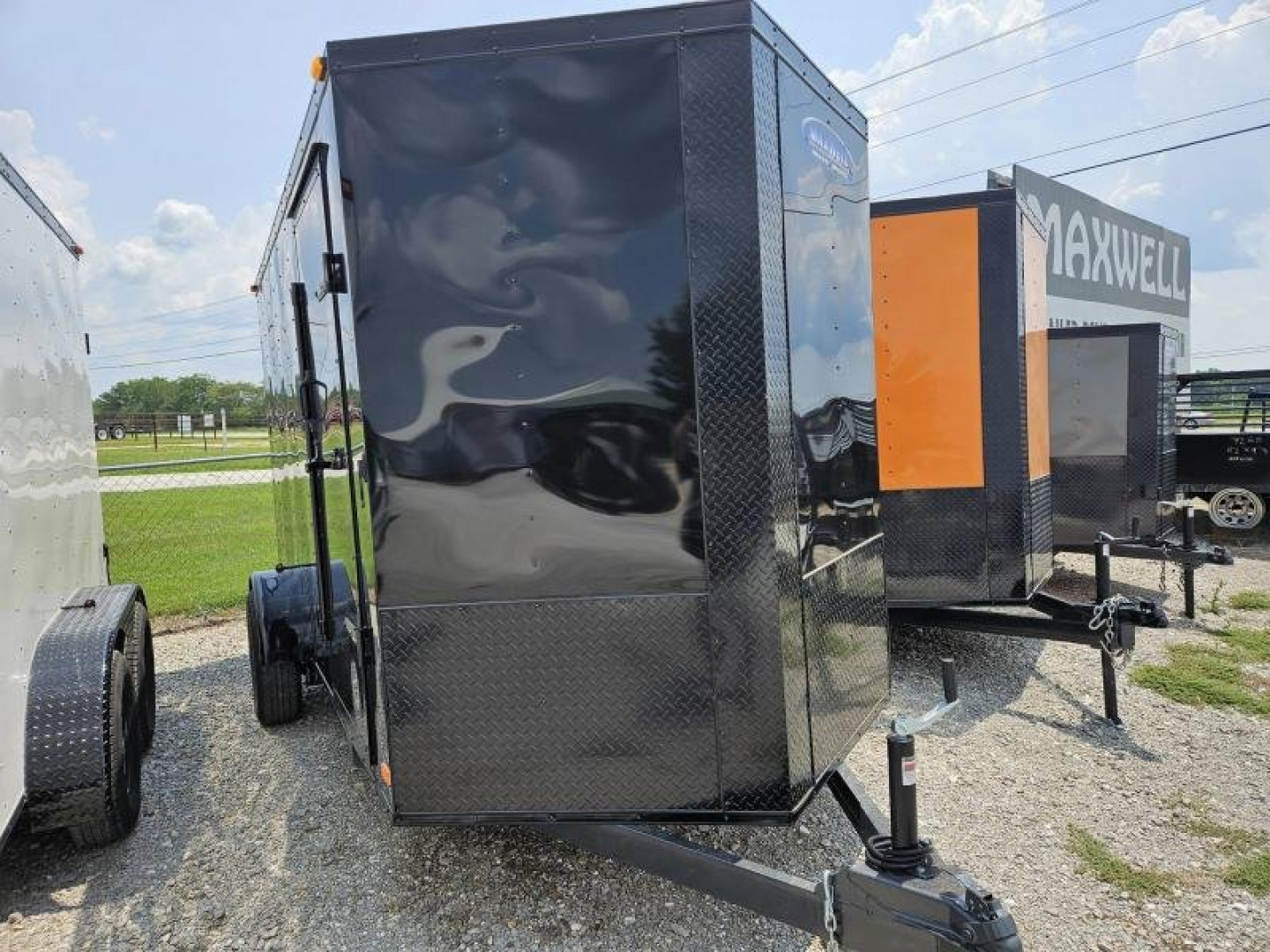 New 2024 Maxwell V-Nose Blackout Cargo / Enclosed Trailer