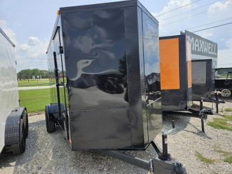 New 2024 Maxwell V-Nose Blackout Cargo / Enclosed Trailer