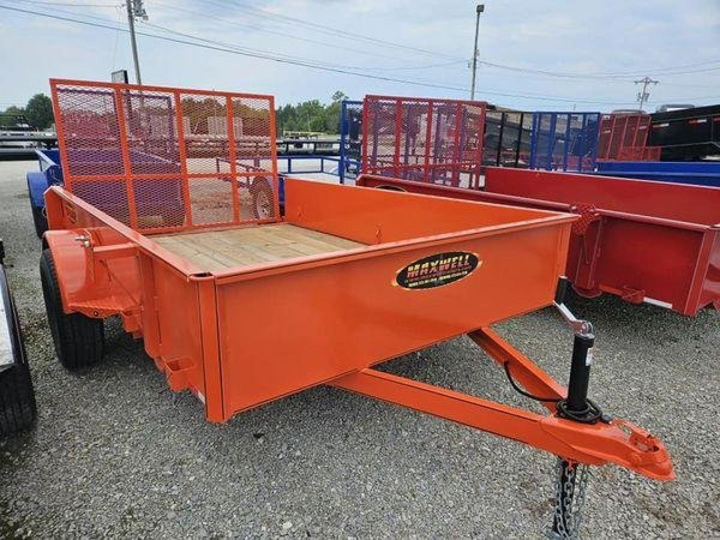New 2024 Maxwell Solid Side Utility Trailer