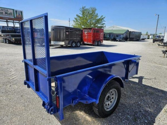 New 2024 Maxwell 4X8 Solid Side Utility Trailer