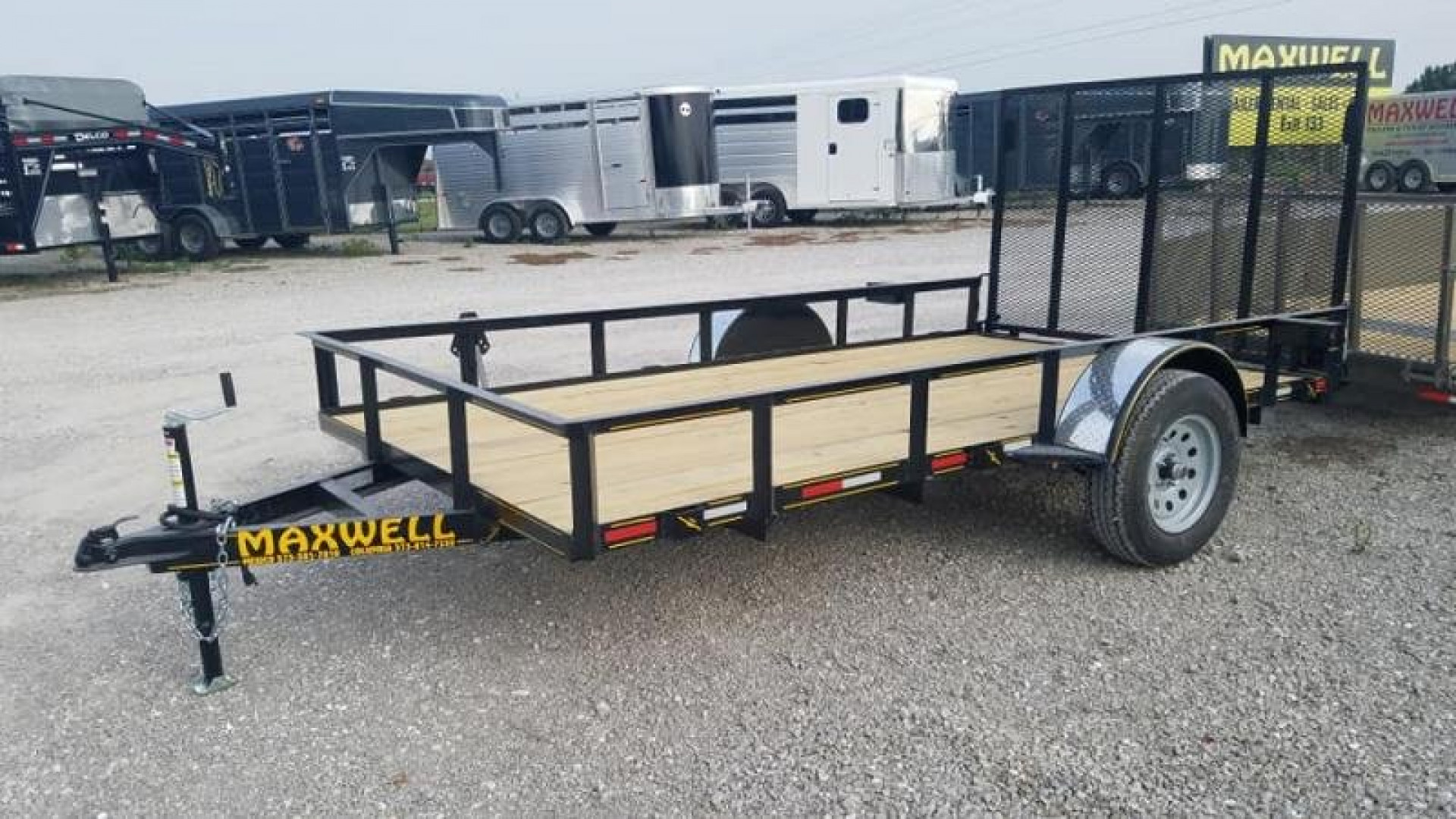 Used 2021 Maxwell Used 12' Utility Trailer