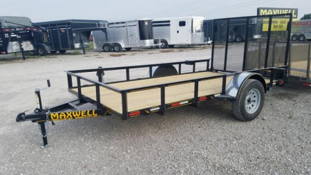Used 2021 Maxwell Used 12' Utility Trailer