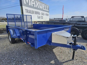 New 2023 Maxwell Solid Side 83X12 Utility Trailer