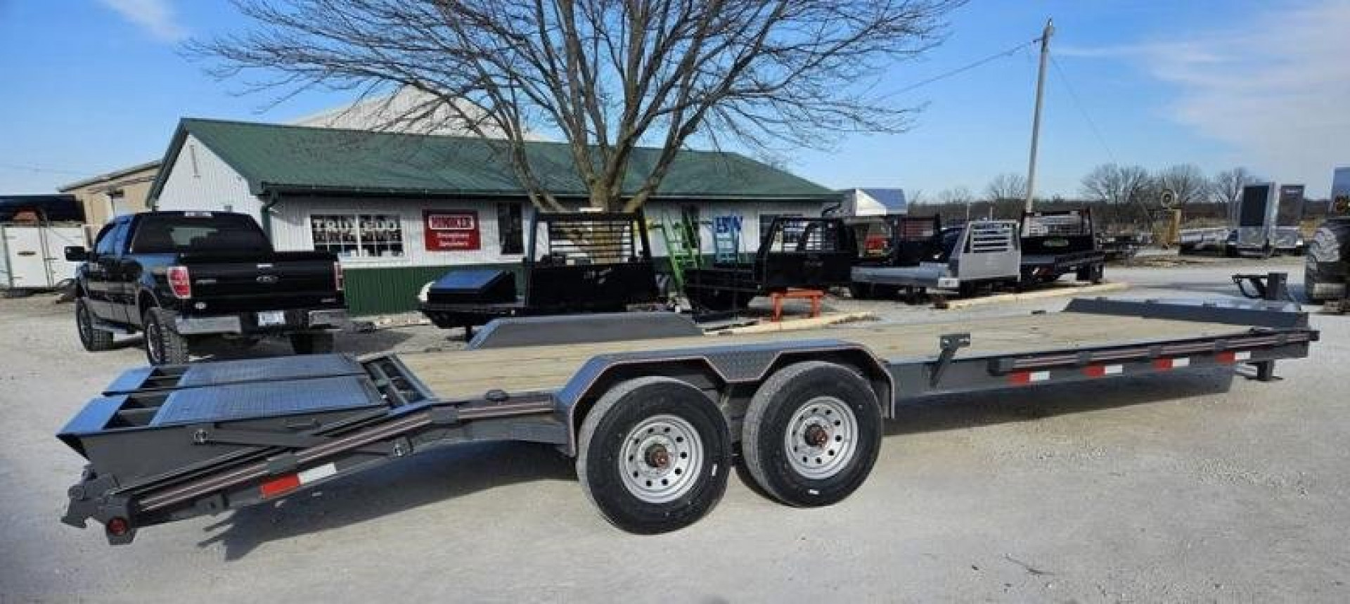 New 2024 Maxwell HD Flatbed Equipment Trailer
