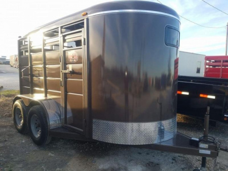 New 2024 Maxwell 12' BrushPopper Stock / Stock Combo Trailer