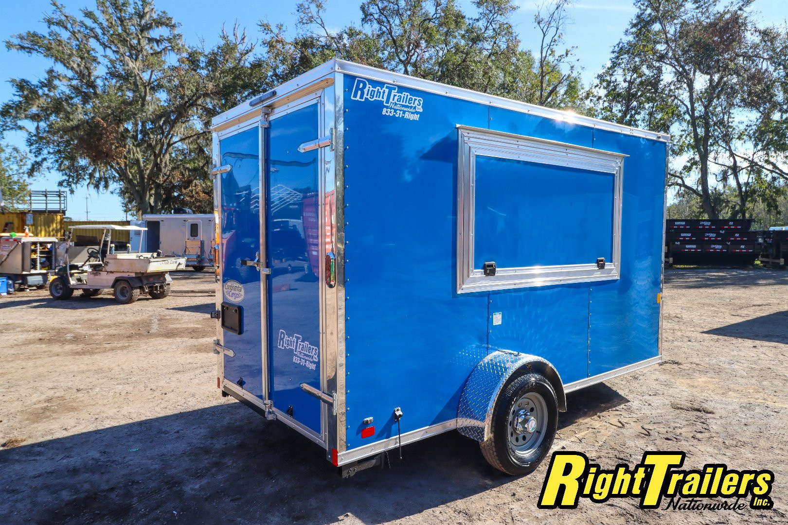 New 6x12 Continental Cargo Concession Trailer