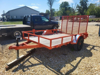 New 2024 Maxwell Mesh Gate Utility Trailer
