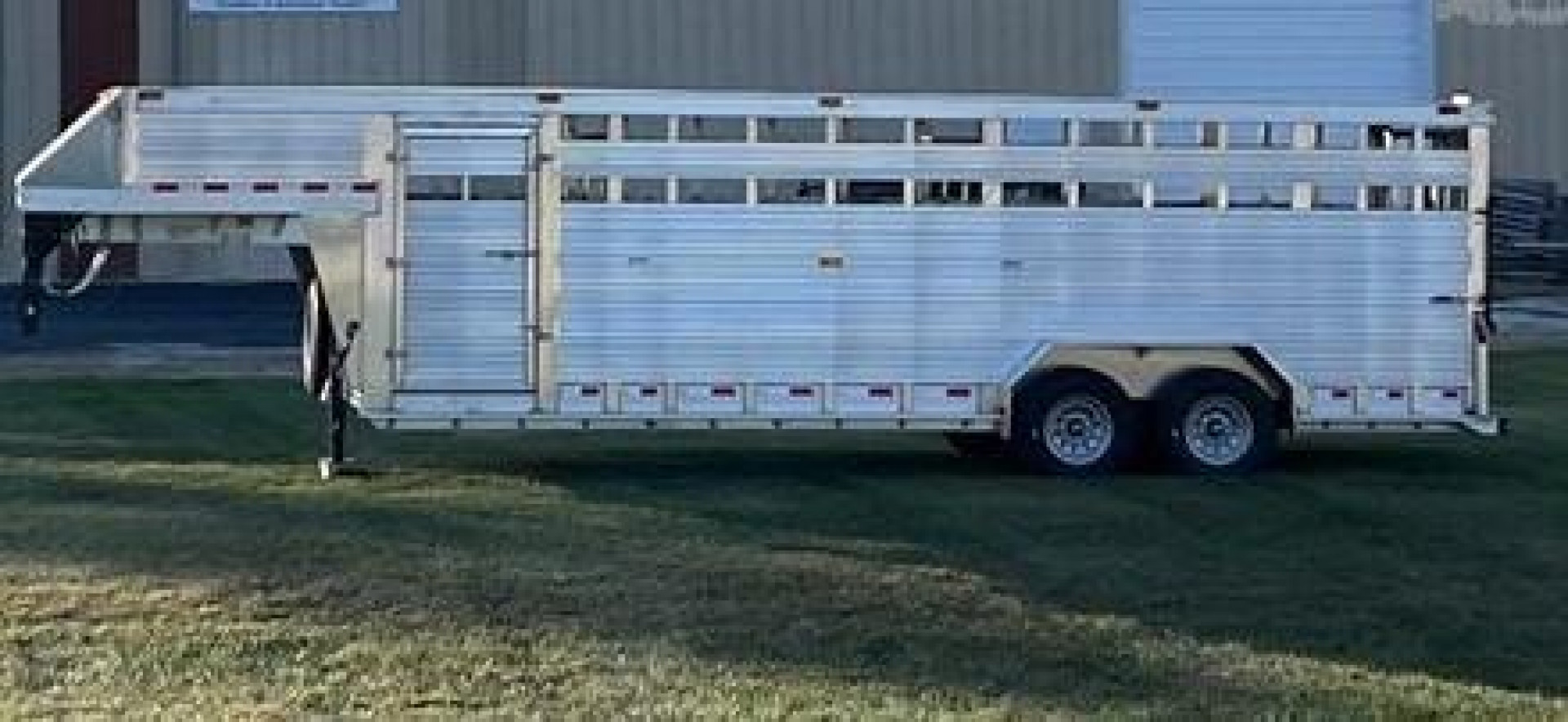 New 2024  Barrett Trailers All Aluminum7.6X24 Stock / Stock Combo Trailer