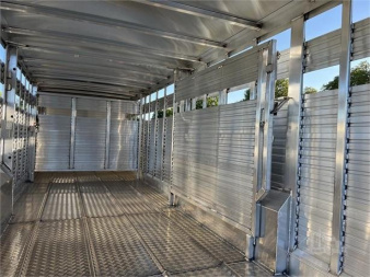 New 2024  Barrett Trailers All Aluminum7.6X24 Stock / Stock Combo Trailer