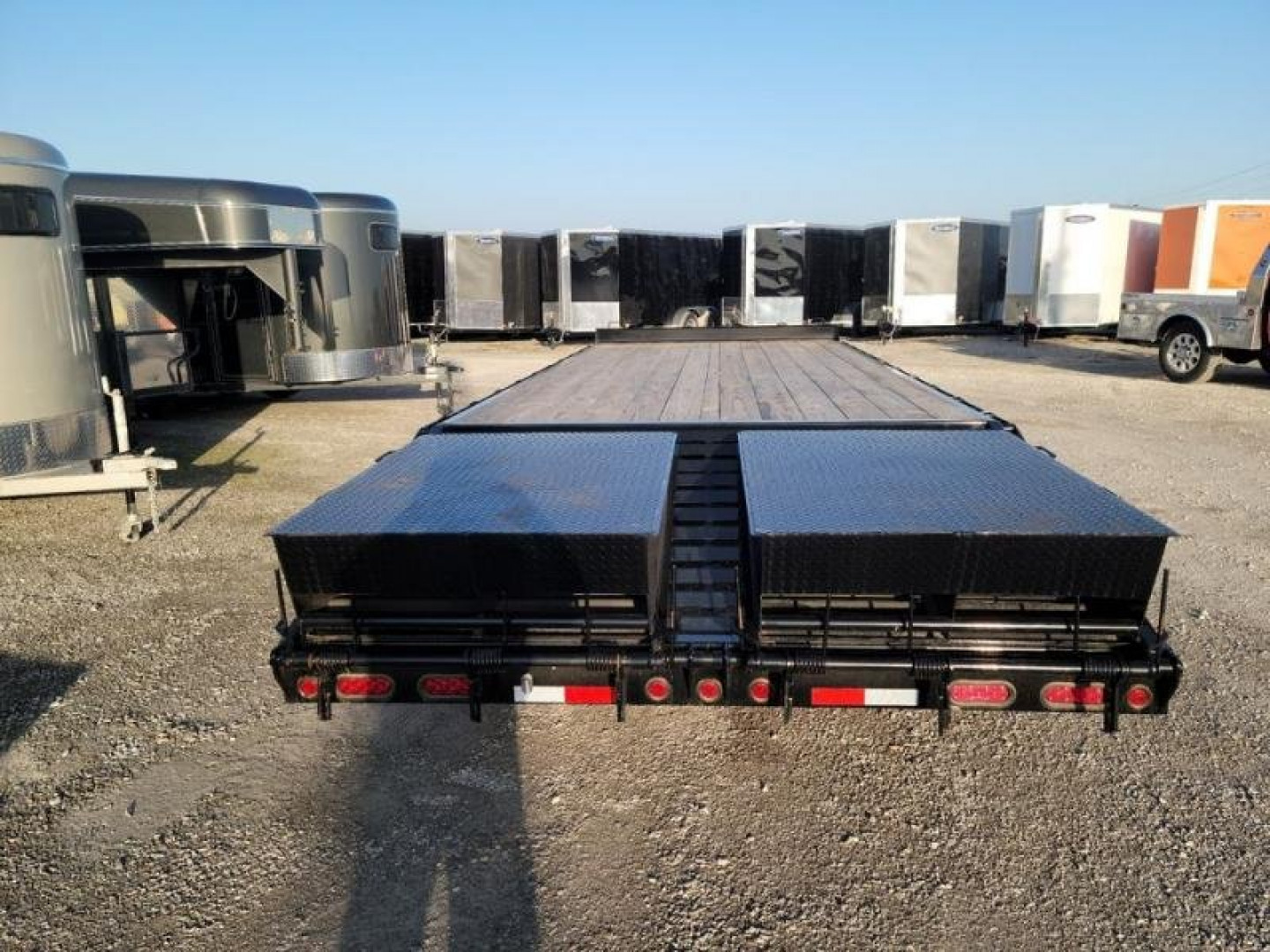 New 2022 Maxwell DC 25' pintle tag "bumper pull" Equipment Trailer