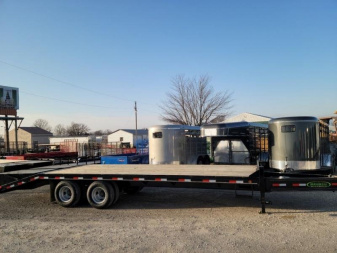 New 2022 Maxwell DC 25' pintle tag "bumper pull" Equipment Trailer