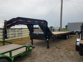 New 2022 Maxwell 102x25 Gooseneck Equipment Trailer