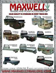 New 2022 Maxwell Steel Truck Bed