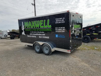 New 2021 Maxwell 7x16 Rental Cargo / Enclosed Trailer