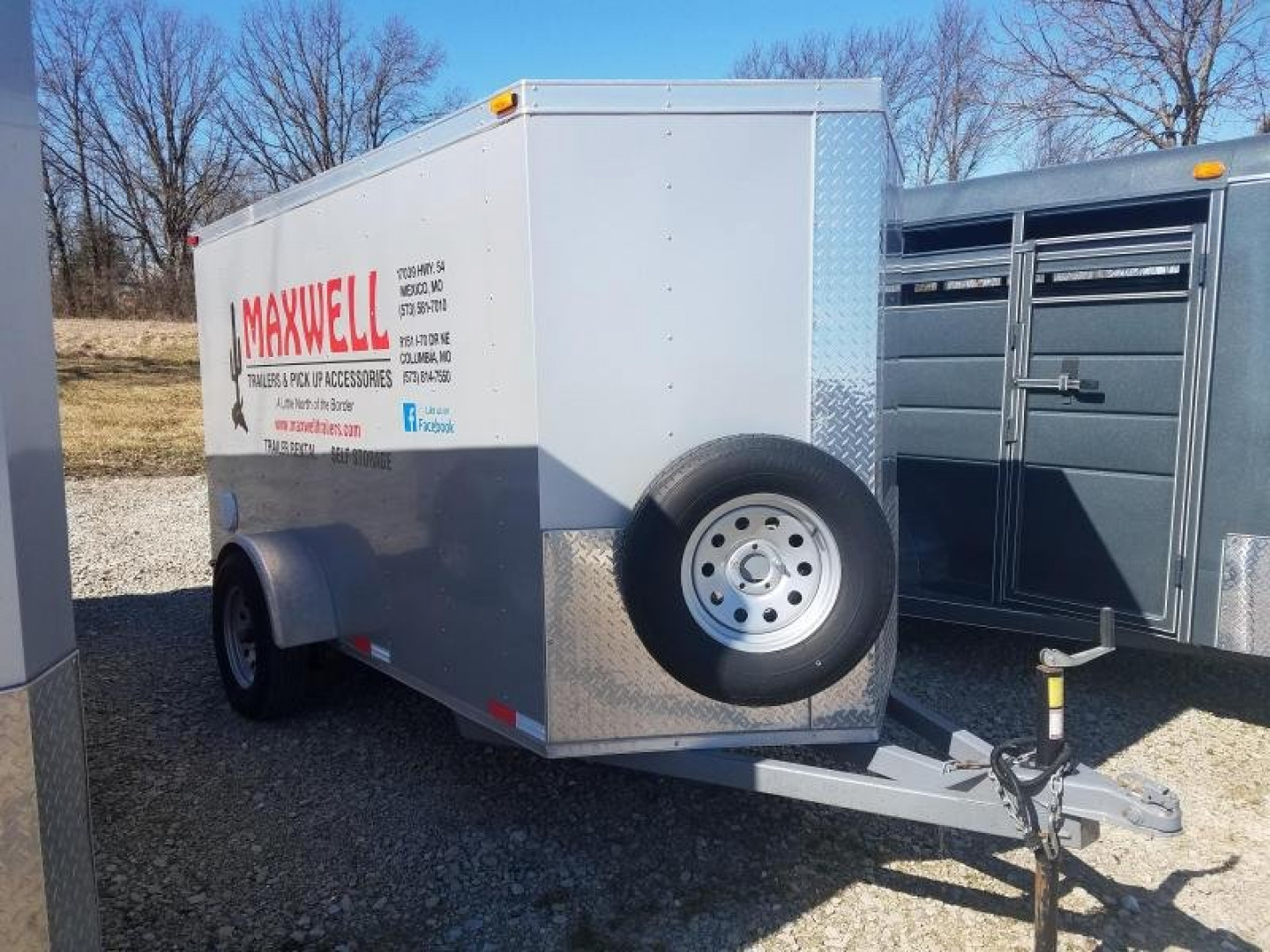 New 2018 Maxwell 6X10 Enclosed Cargo Trailer