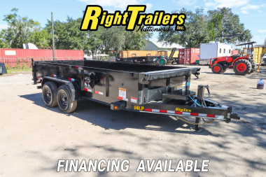 New 2025 7X16 Big Tex Dump Trailer