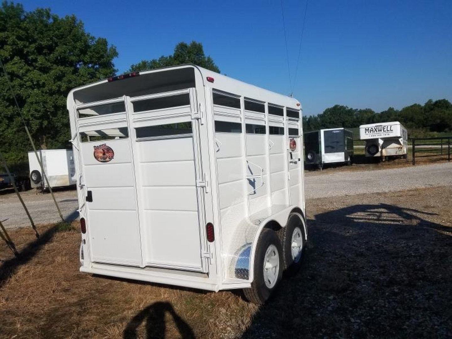 New 2022 Maxwell 6x12 Stock / Stock Combo Trailer
