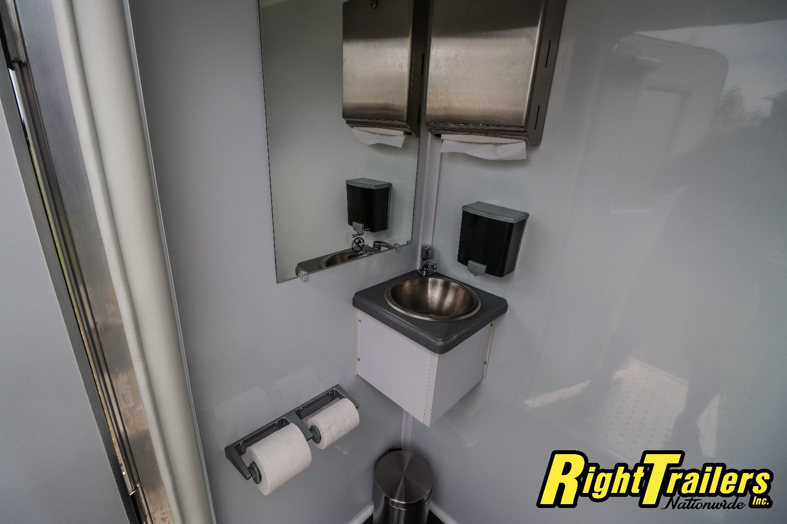 New 6X12 Forest River 4 station restroom trailer