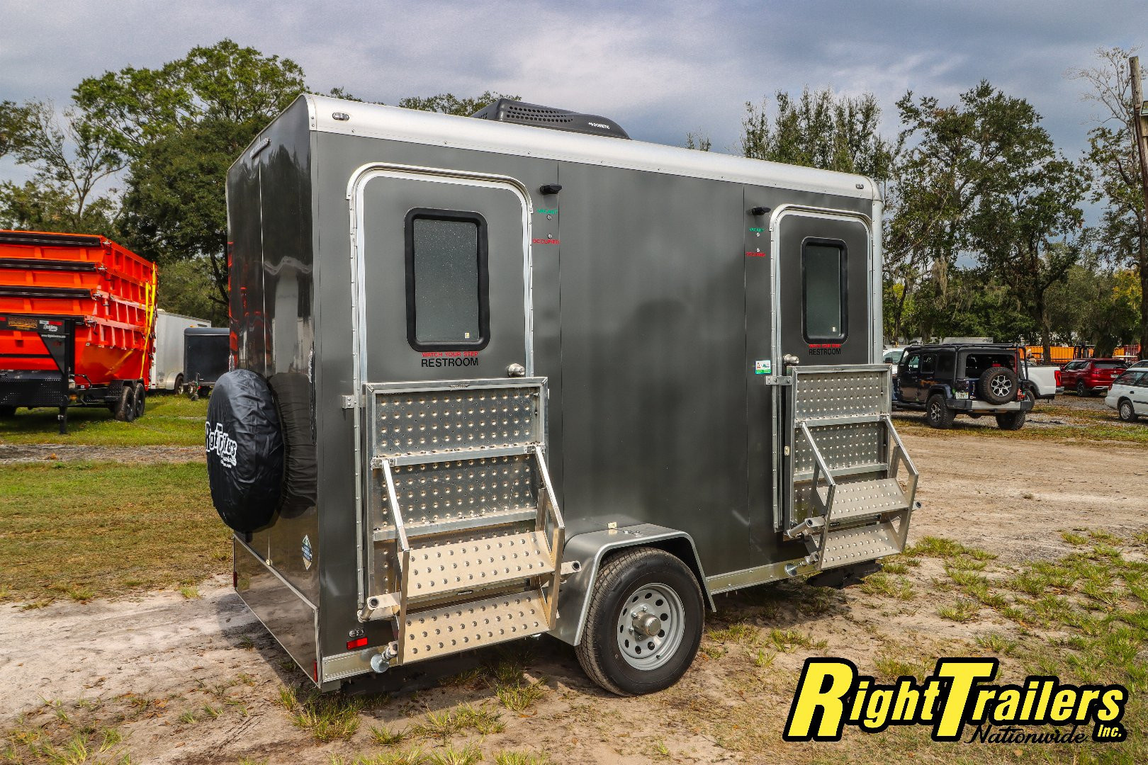 New 6X12 Forest River 4 station restroom trailer