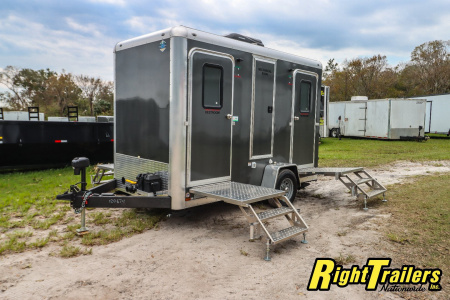 New 6X12 Forest River 4 station restroom trailer