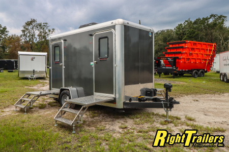 New 6X12 Forest River 4 station restroom trailer