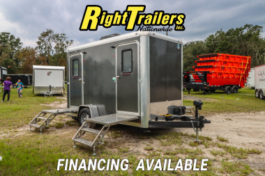 New 6X12 Forest River 4 station restroom trailer