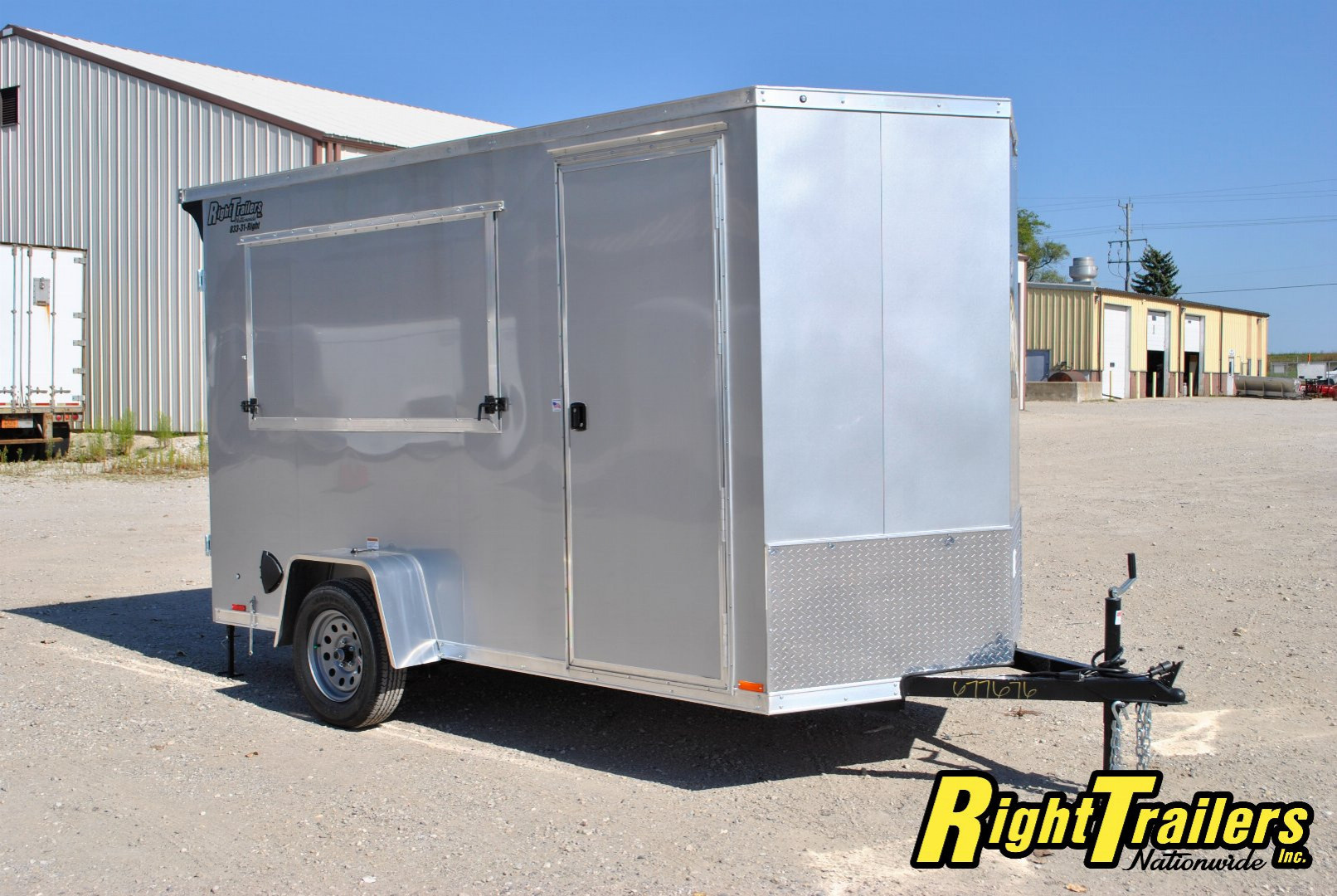 New 6X12 RC Trailers Concession Trailer
