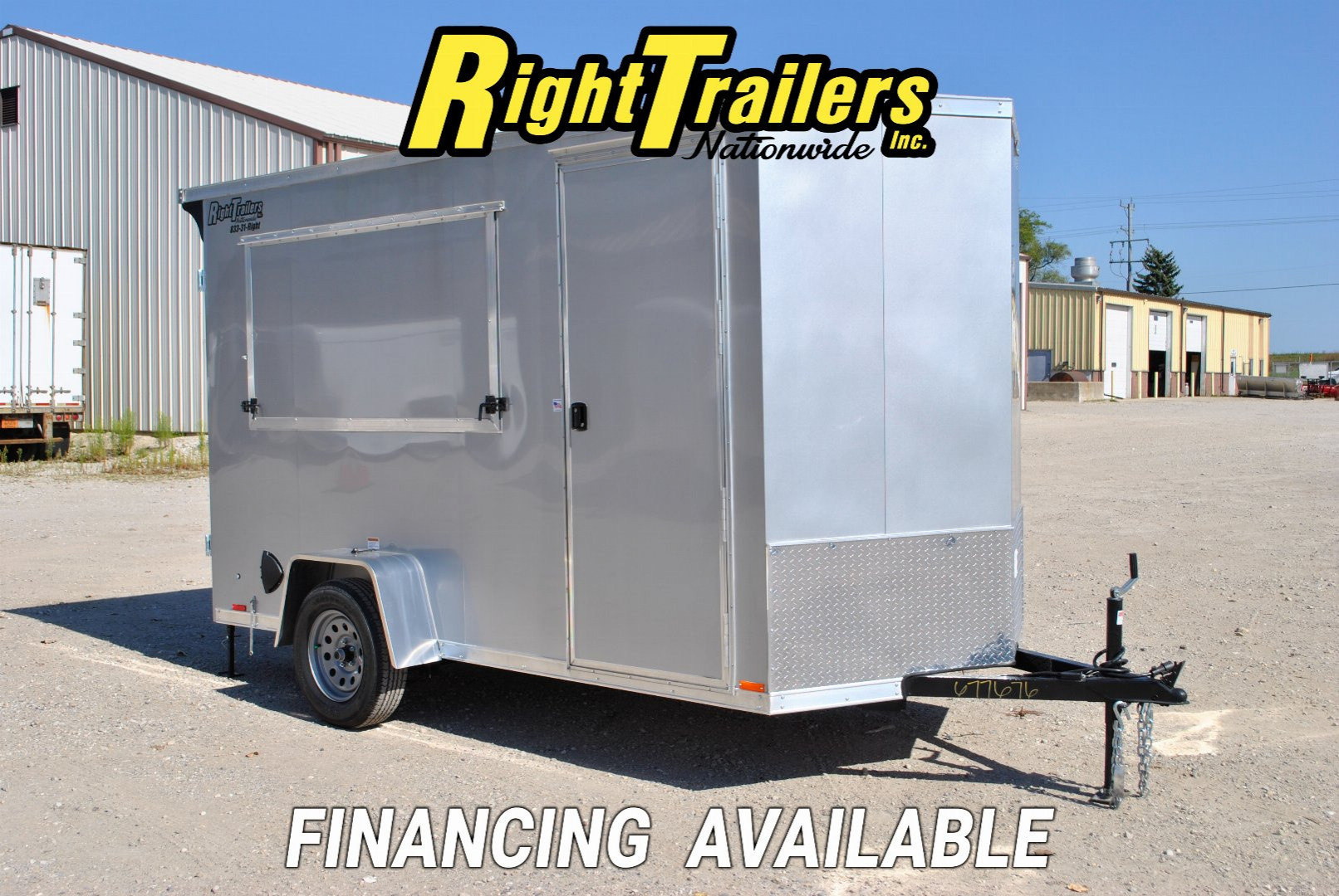 New 6X12 RC Trailers Concession Trailer