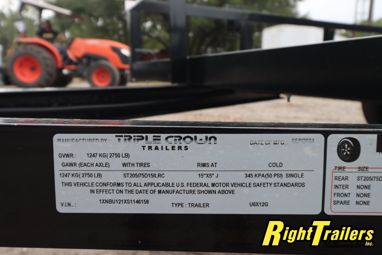New 6X12 TRIPLE CROWN