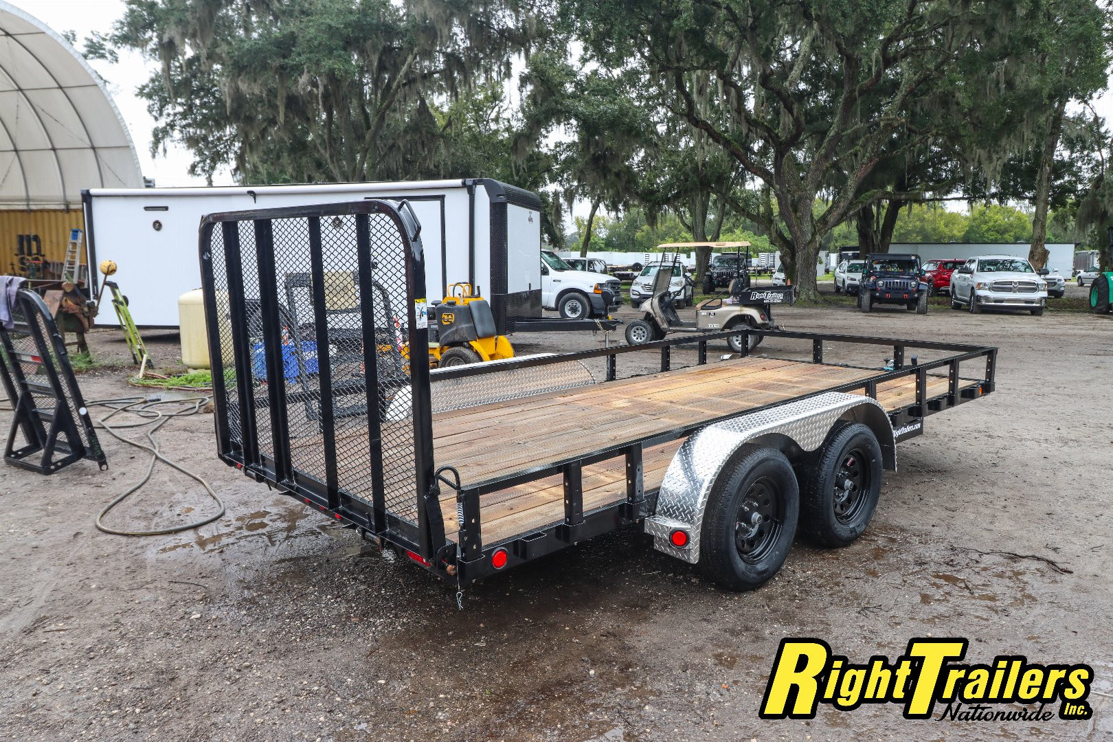 New 7x16 PJ Utility Trailer