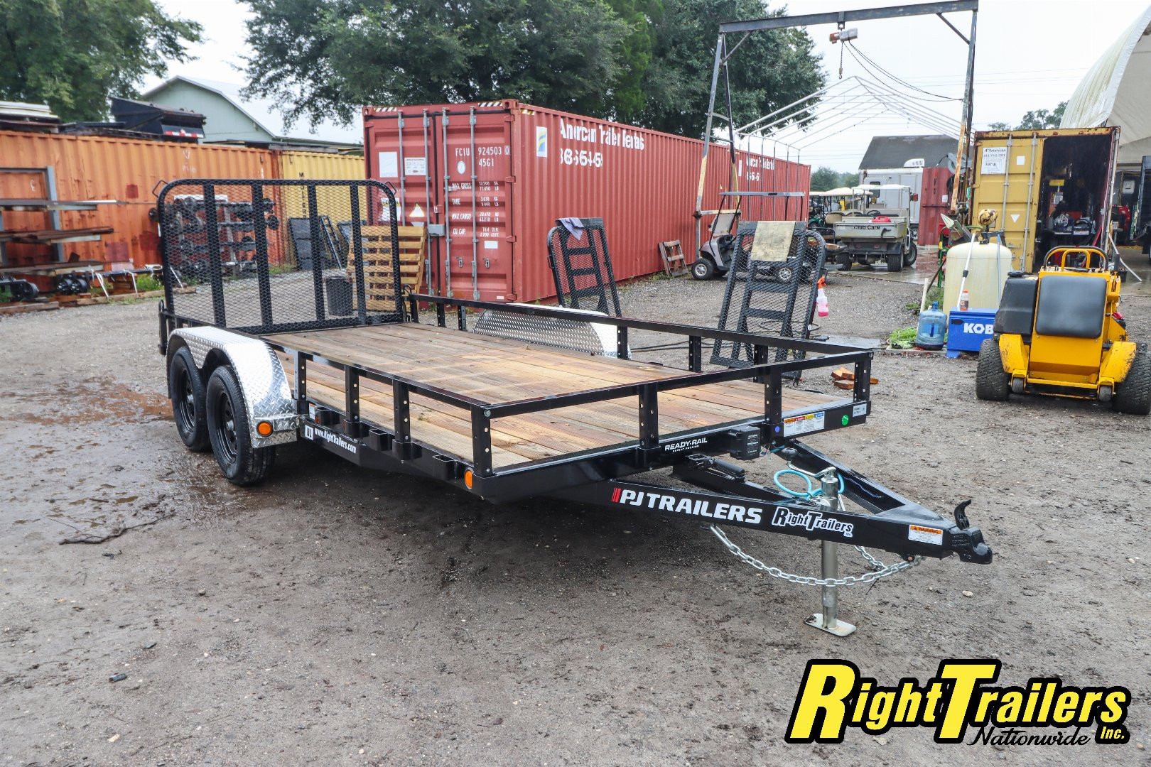 New 7x16 PJ Utility Trailer