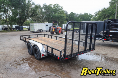 New 7x16 PJ Utility Trailer