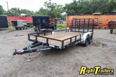 New 7x16 PJ Utility Trailer