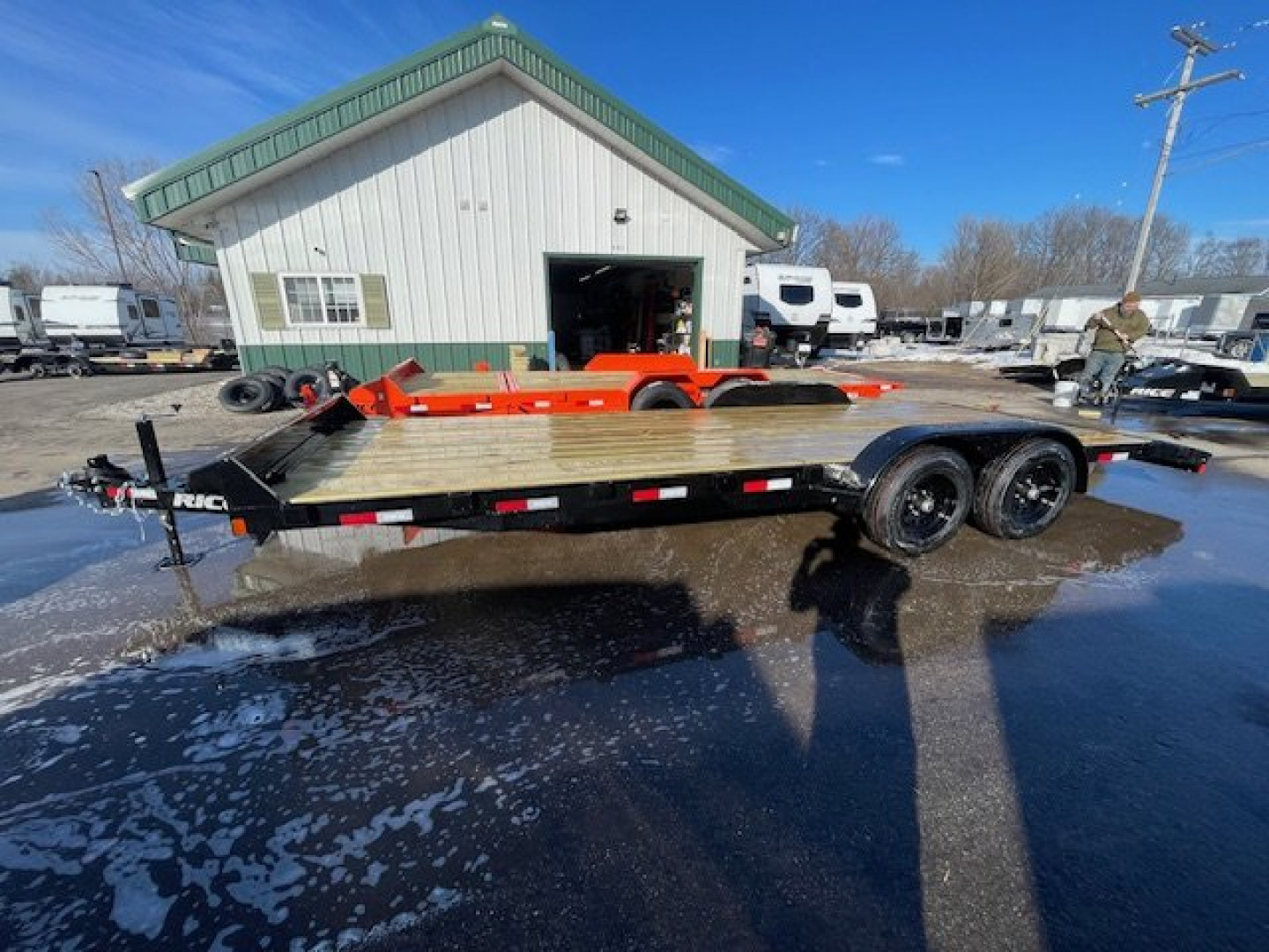 New 2025 Rice Trailers 82"x20 Car Hauler