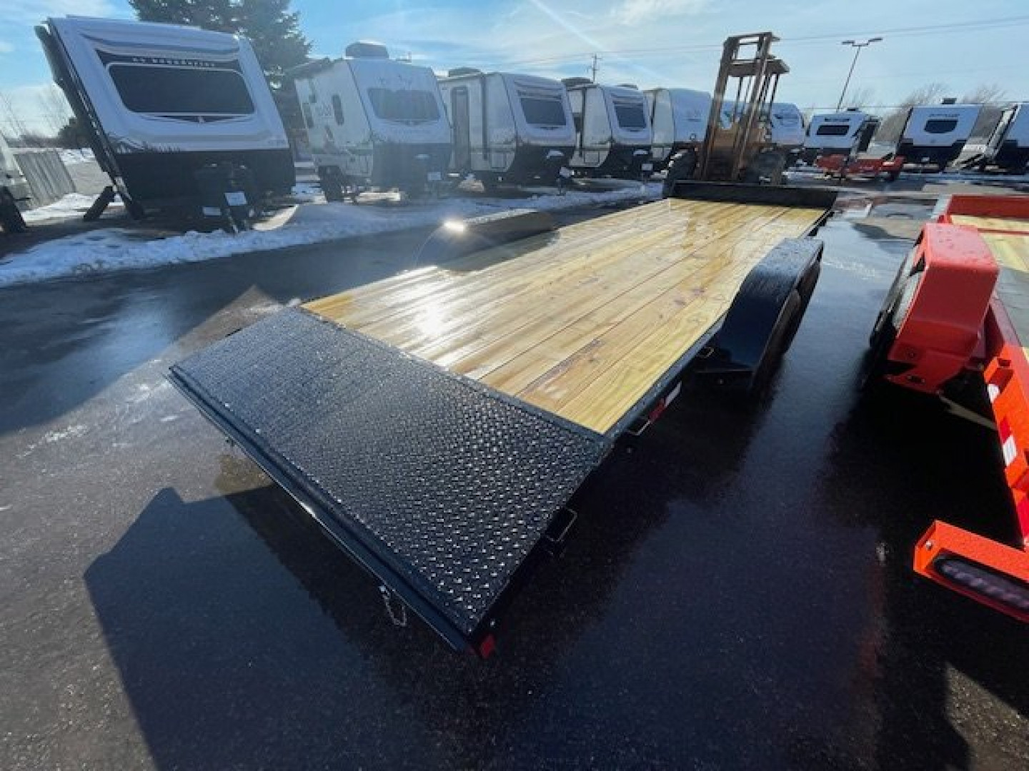 New 2025 Rice Trailers 82"x20 Car Hauler