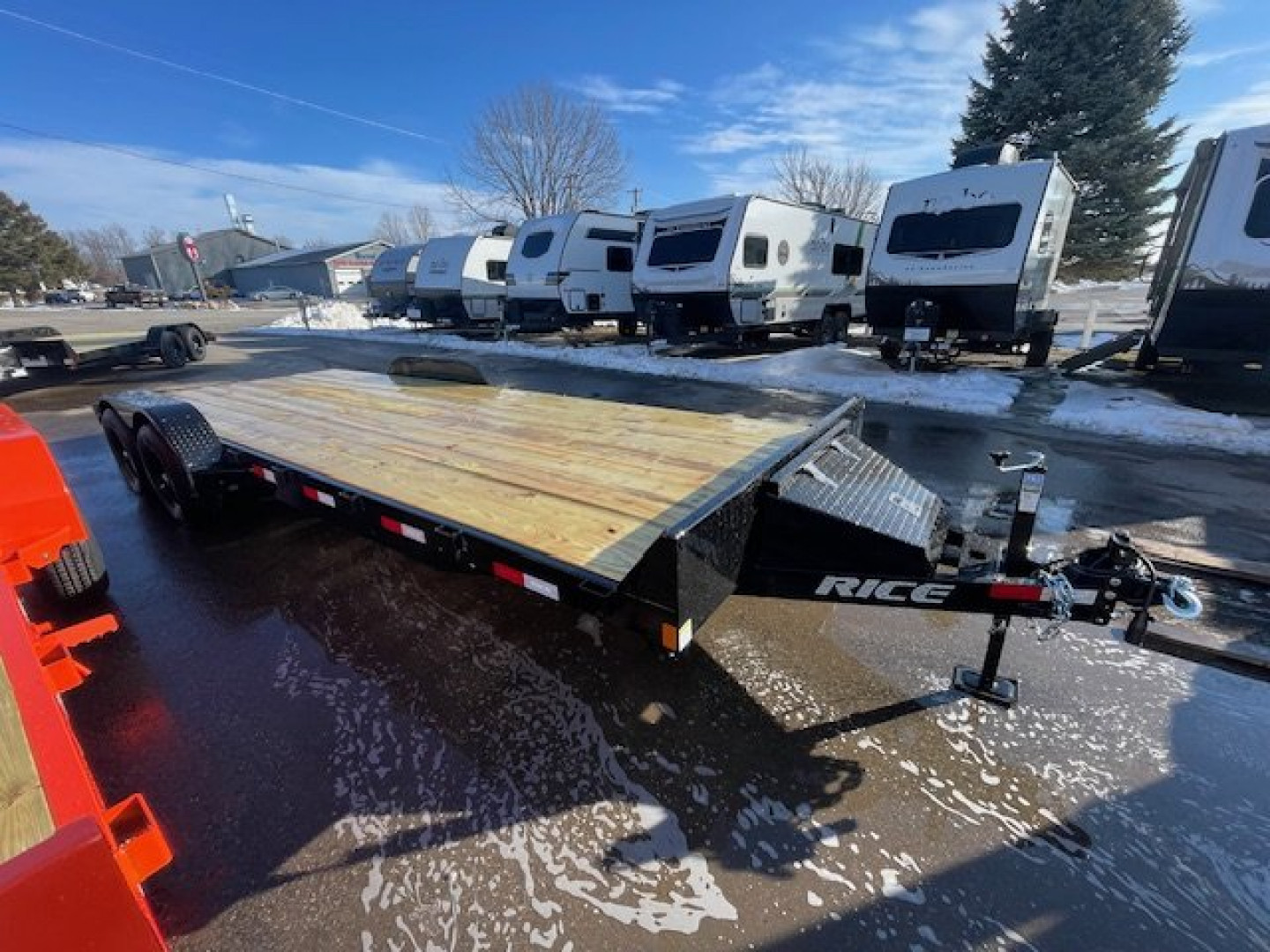 New 2025 Rice Trailers 82"x20 Car Hauler