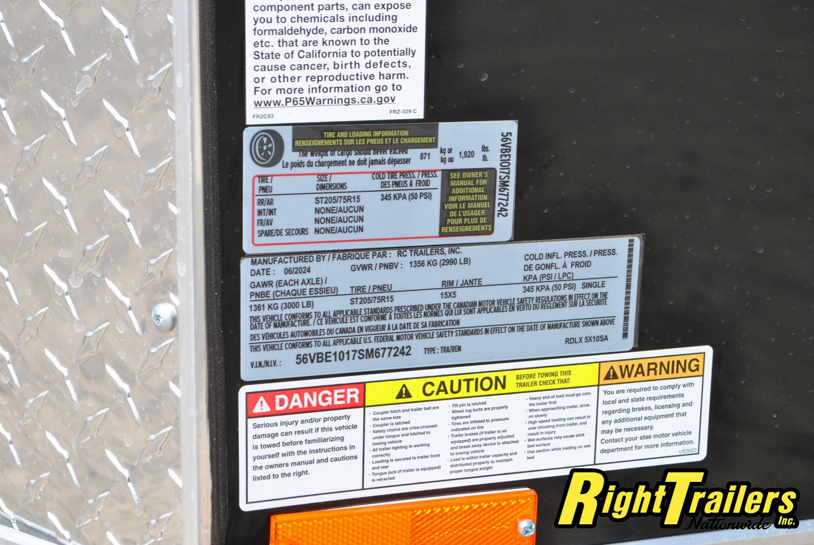 New 2025 5X10 RC Cargo Trailer