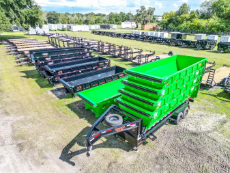 New 7x20 Horizon Gooseneck Roll Off & 7 BINS