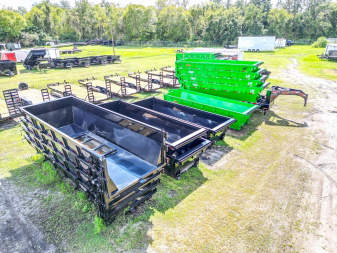 New 7x20 Horizon Gooseneck Roll Off & 7 BINS