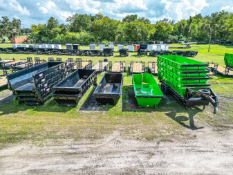 New 7x20 Horizon Gooseneck Roll Off & 7 BINS