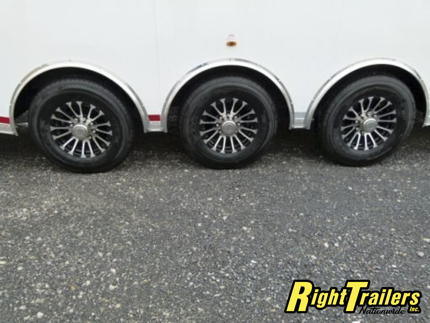 New 2026 8.5x48 Vintage Pro-Stock Race Trailer with Bathroom Package