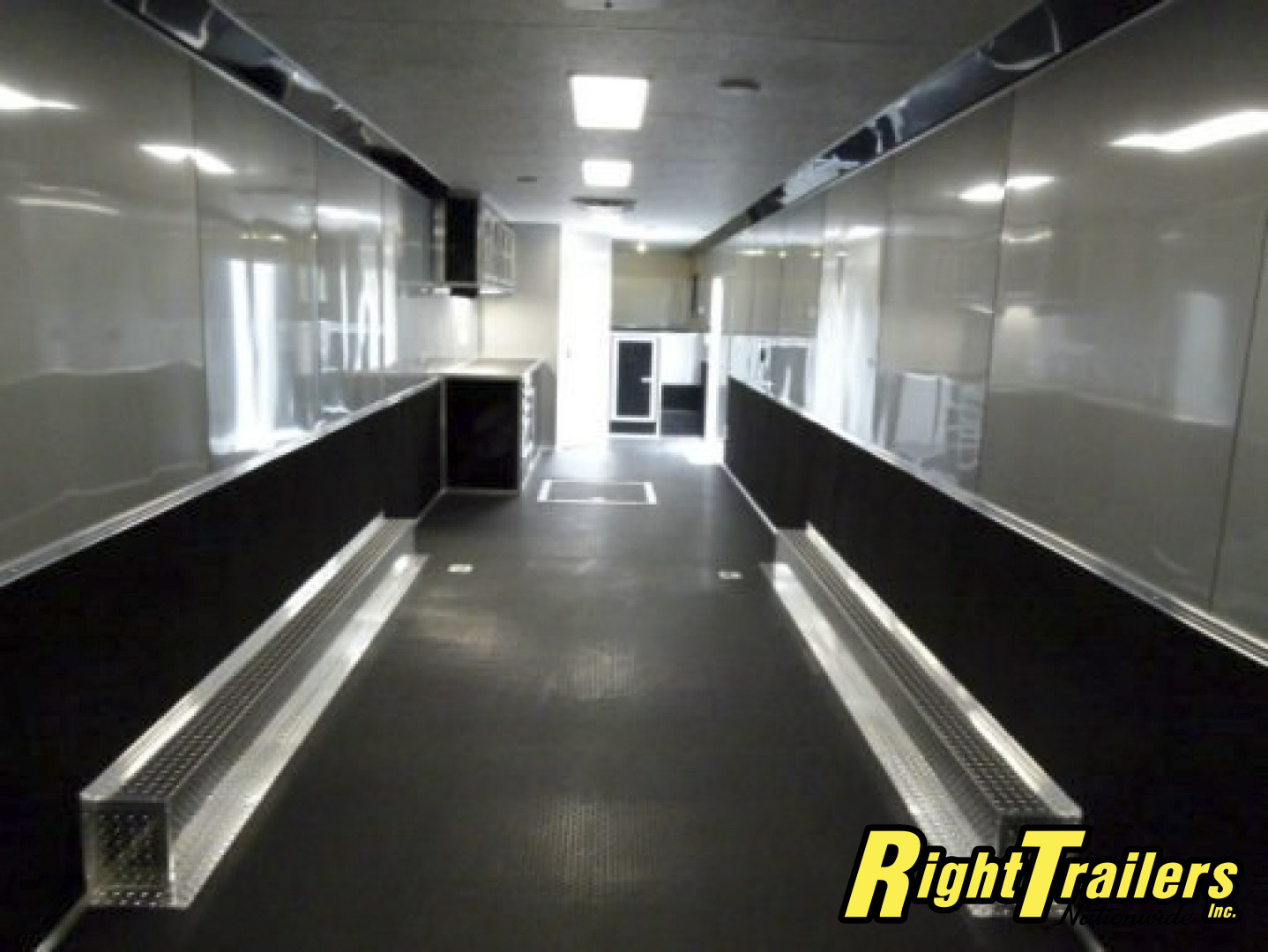 New 2026 8.5x48 Vintage Pro-Stock Race Trailer with Bathroom Package