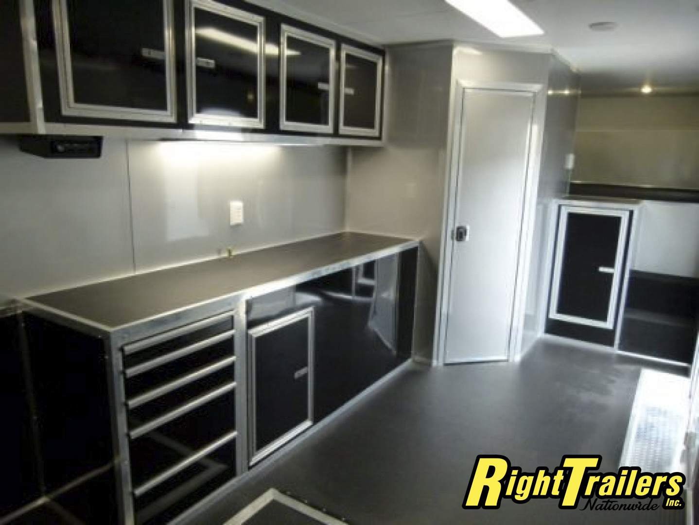 New 2026 8.5x48 Vintage Pro-Stock Race Trailer with Bathroom Package