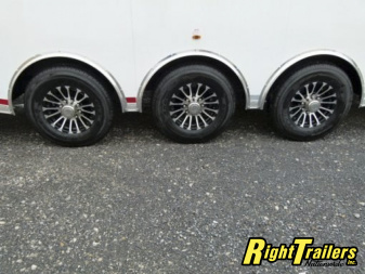 New 2026 8.5x48 Vintage Pro-Stock Race Trailer with Bathroom Package